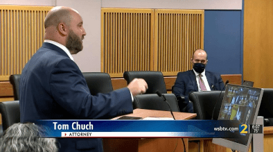 Tom Church argues his case