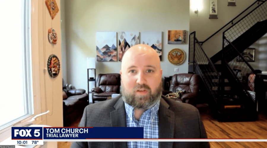 Tom Church provides expertise during interview