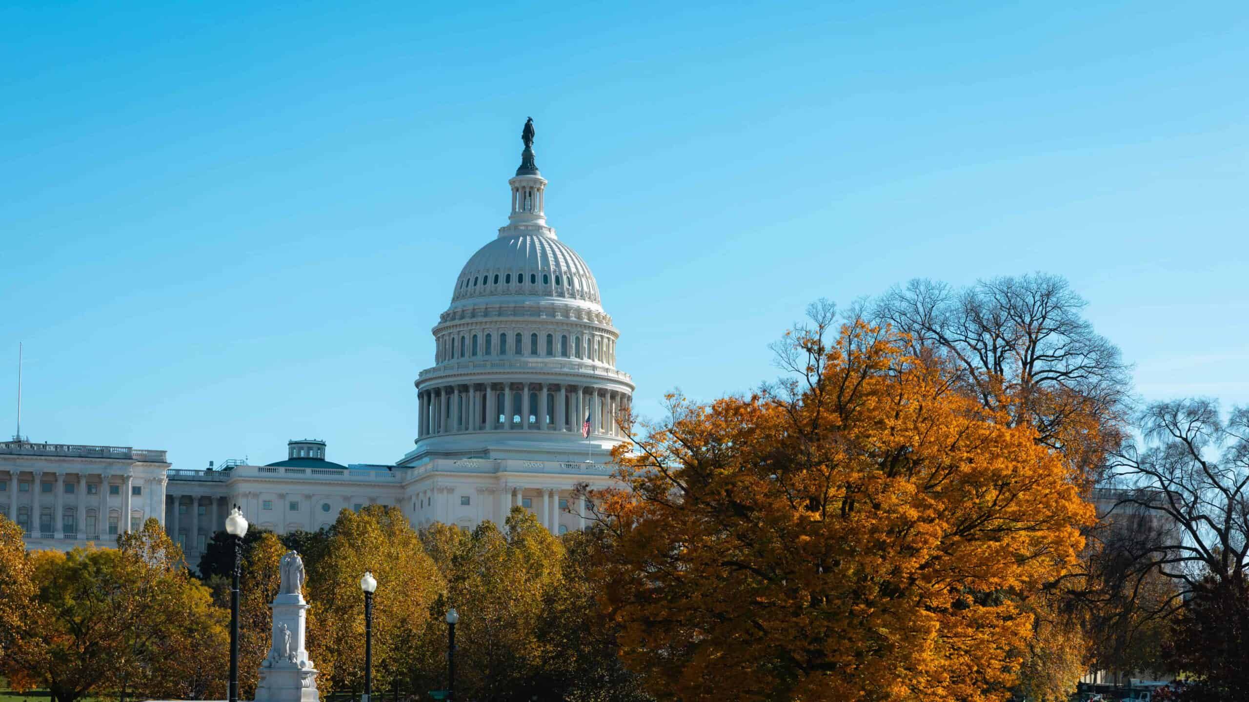 U.S. Capitol Building at sunset representing the Senate’s vote to ban intoxicating hemp products nationwide