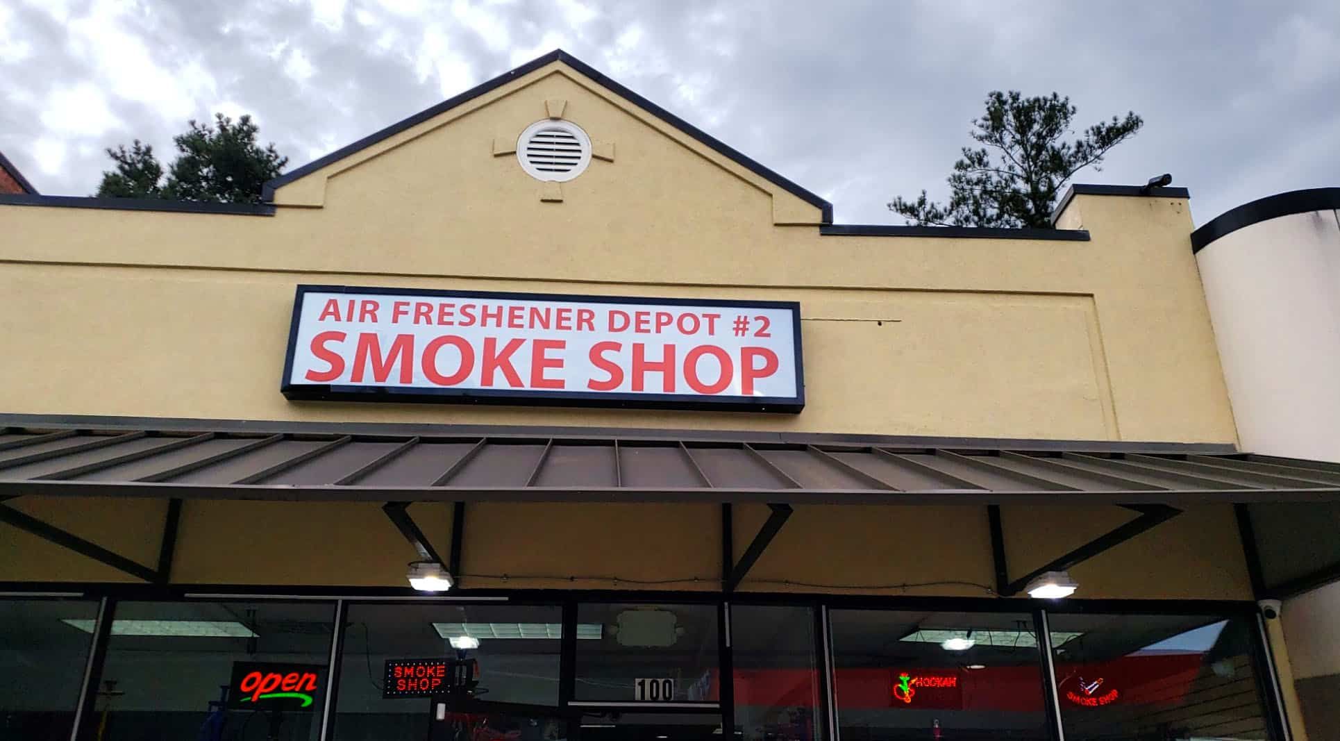 Outside view of hemp shop